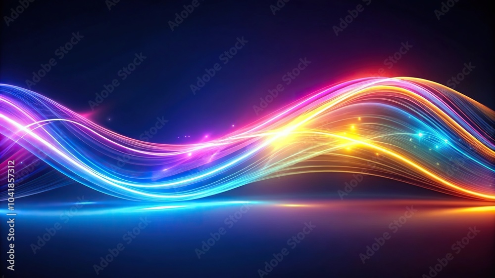 Abstract wave of light and color Abstract wave of light and color