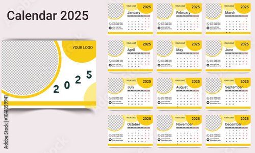 Calendar Design. 2025 new calendar design. 