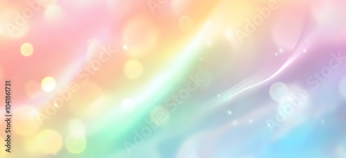 Wallpaper Mural Dreamy Bokeh: A symphony of colors and ethereal light, capturing the essence of magic and wonder with soft-focus bokeh circles.   Torontodigital.ca