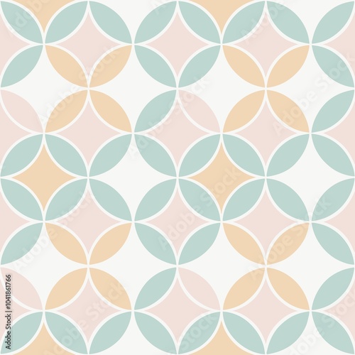 seamless floral pattern, generative AI, AI generated