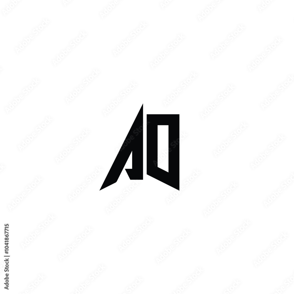 AO monogram logo design letter text name symbol monochrome logotype alphabet character simple logo AO monogram logo design letter text name symbol monochrome logotype alphabet character simple logo
