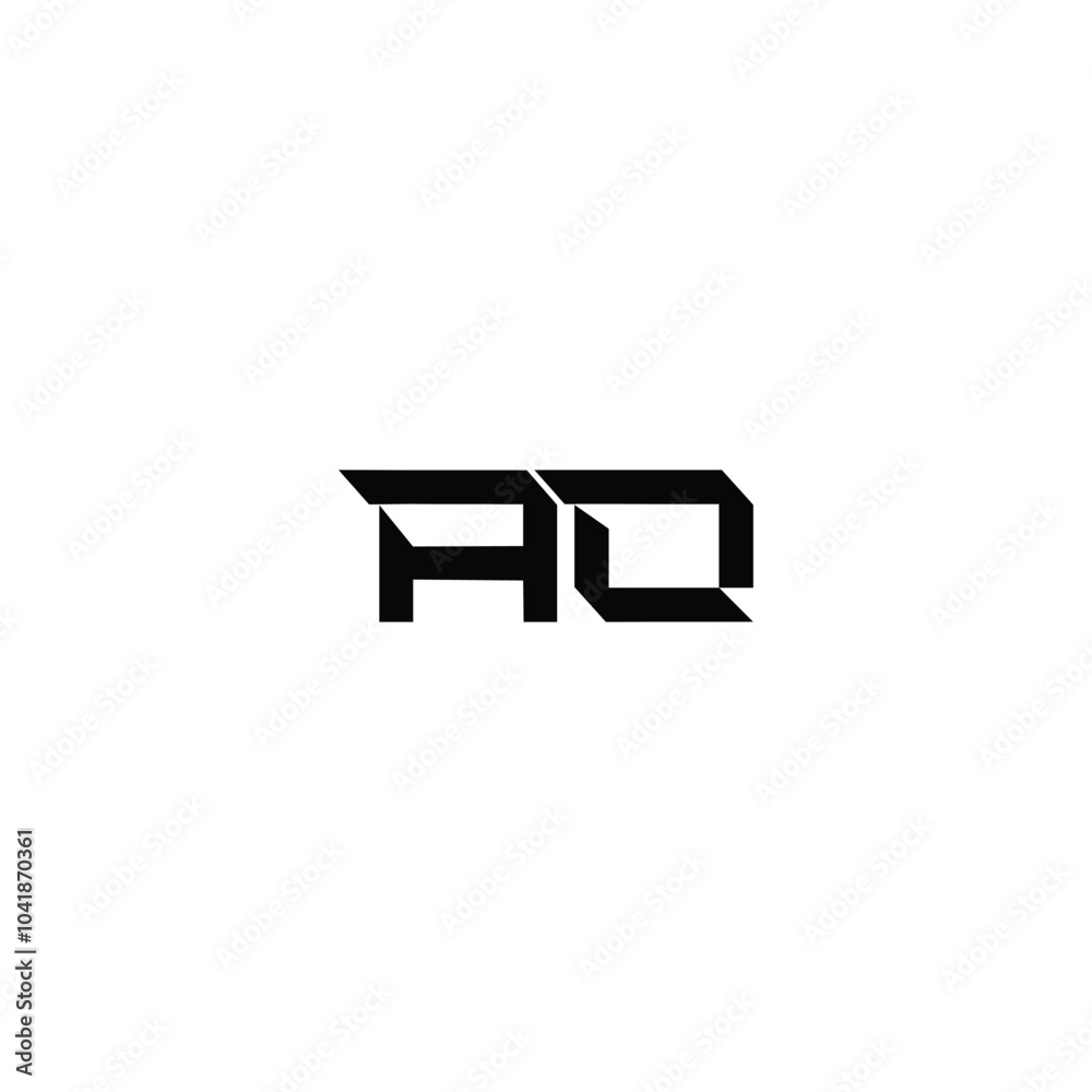 AO monogram logo design letter text name symbol monochrome logotype alphabet character simple logo AO monogram logo design letter text name symbol monochrome logotype alphabet character simple logo