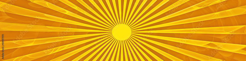 Yellow Sunburst: A sunburst pattern created by yellow lines radiating outward, forming a circular shape against a solid yellow background. Yellow Sunburst: A sunburst pattern created by yellow lines radiating outward, forming a circular shape against a solid yellow background.