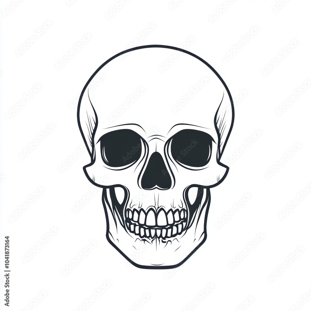Closeup view of skull. The decoration element for Halloween. Closeup view of skull. The decoration element for Halloween.