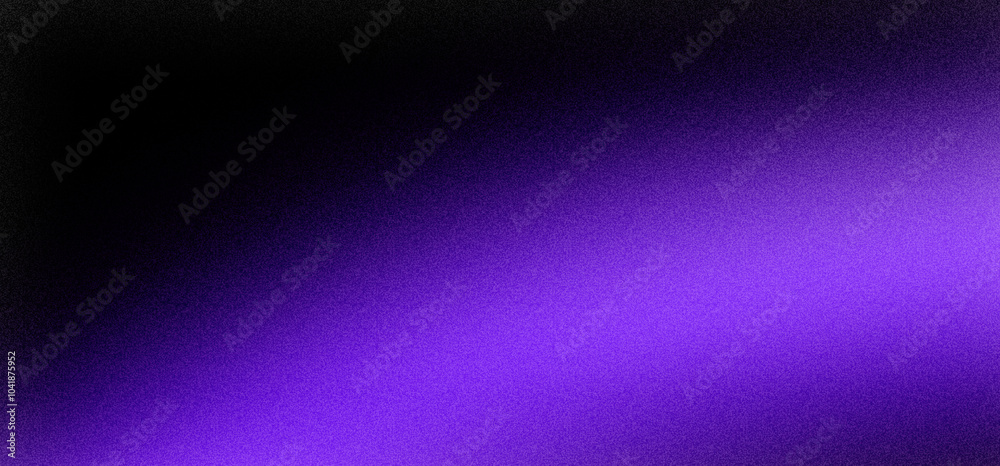 Obraz premium Purple black gradient background with noise texture 