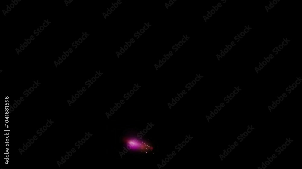 Animation purple light circle effects spin on black background. Animation purple light circle effects spin on black background.