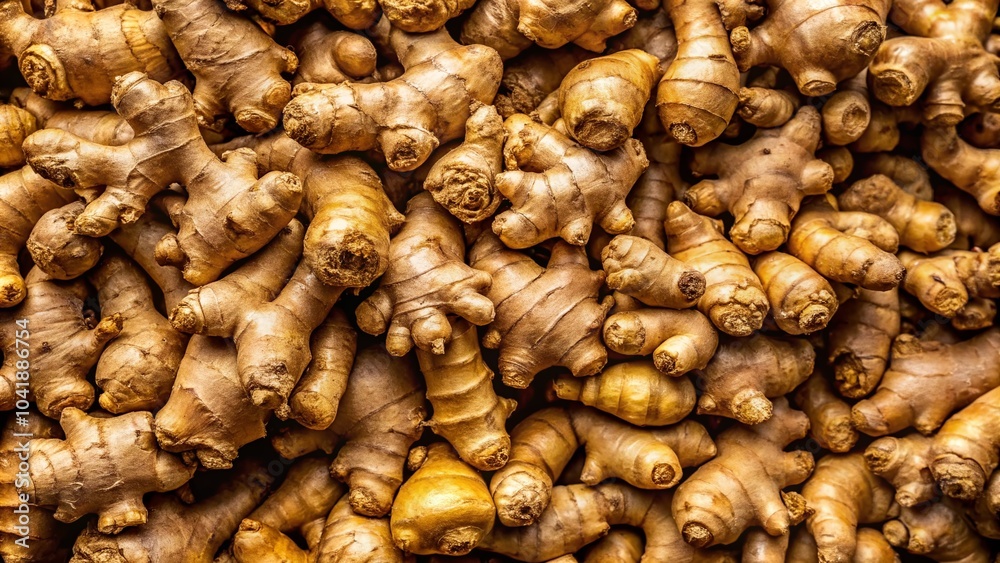 Ginger Root Wall Texture - Natural Background for Home Decor and Design Ginger Root Wall Texture - Natural Background for Home Decor and Design