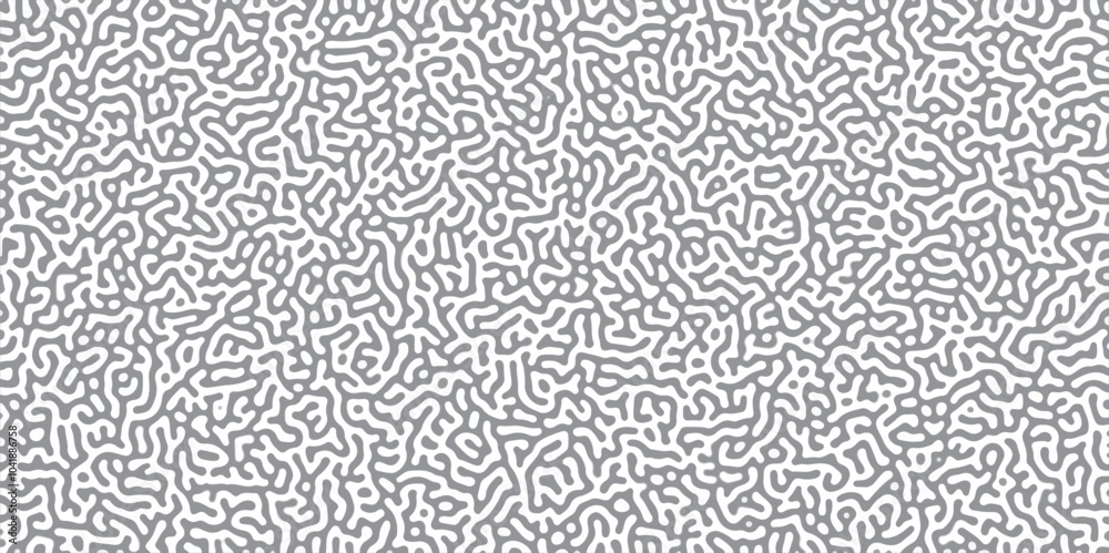 Abstract Reaction-diffusion or Turing pattern natural texture in coral grey and white colour scheme. Linear design with biological shapes. Organic lines in memphis. abstract turing organic wallpape
Abstract Reaction-diffusion or Turing pattern natural texture in coral grey and white colour scheme. Linear design with biological shapes. Organic lines in memphis. abstract turing organic wallpape