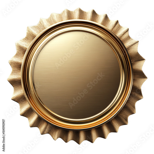 Golden seal design for awards and achievements