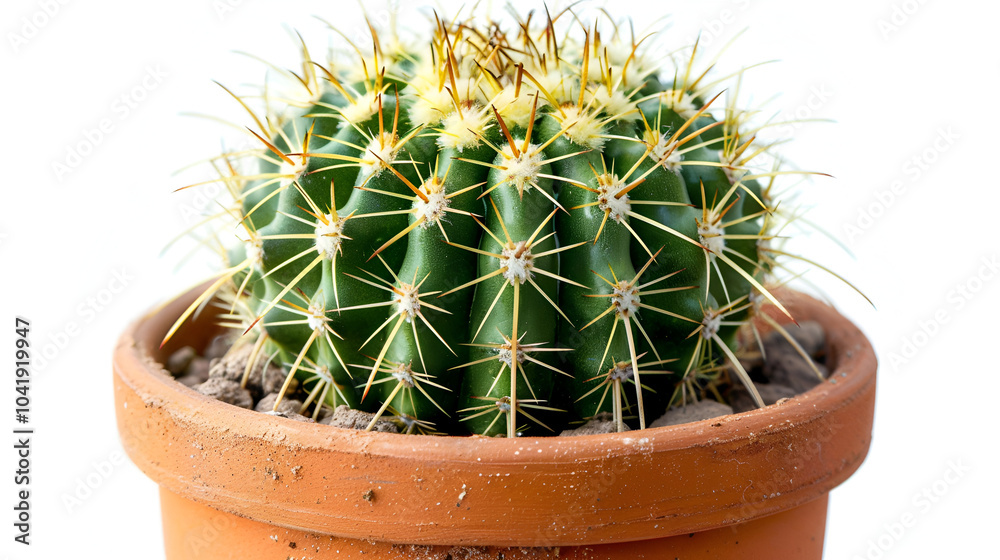 Beautiful cactus or succulent plant in flower pot isolated on white background ,Cactus isolated on white background Beautiful cactus or succulent plant in flower pot isolated on white background ,Cactus isolated on white background
