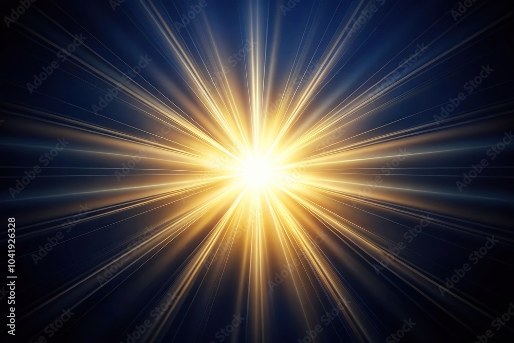 Obraz premium Dazzling light emerging from dark background high angle view