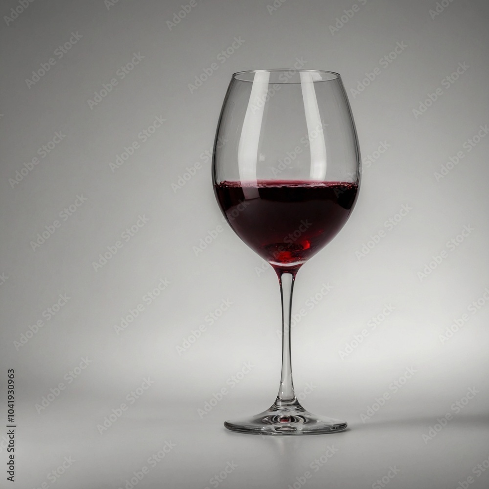 red wine in glass isolated on white red wine in glass isolated on white