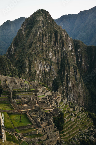 Stunning Sunrise View of Machu Picchu Ruins in Peru