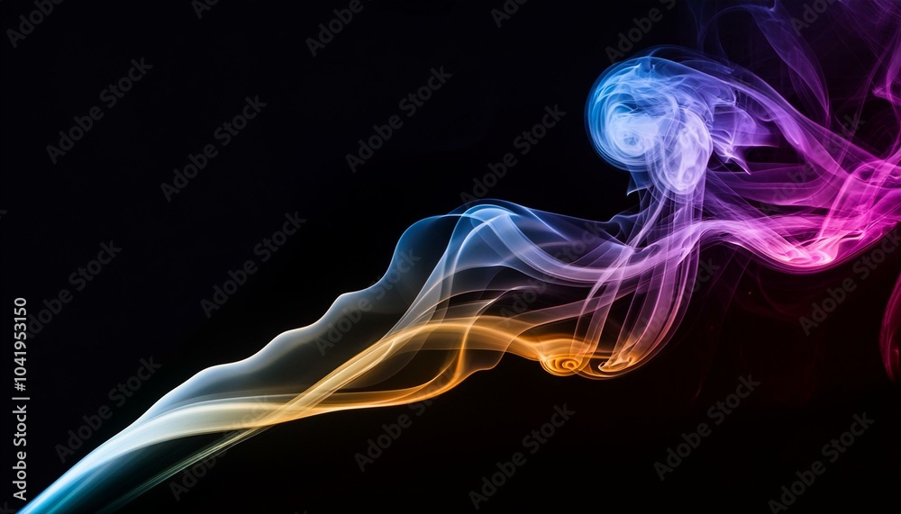 abstract colored smoke moves on black background mystical swirling smoke rolling low across the ground abstract colored smoke moves on black background mystical swirling smoke rolling low across the ground