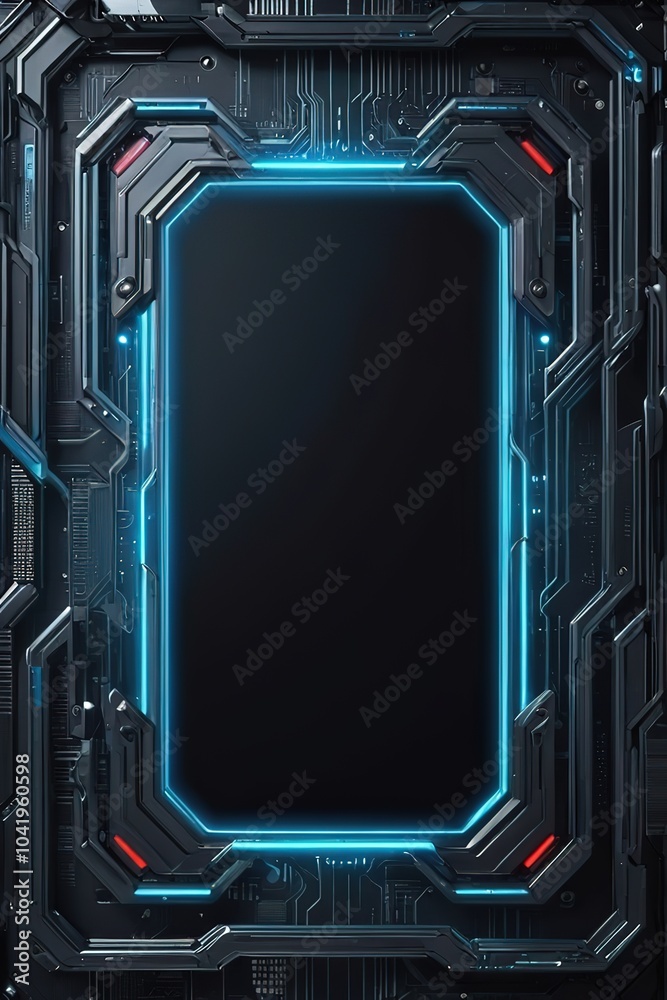 techno frame border techno frame border