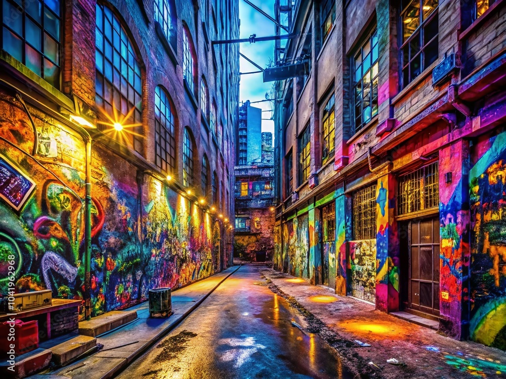 Fototapeta premium Modern Urban Refresh Symbols in an Urban Setting for Creative Projects