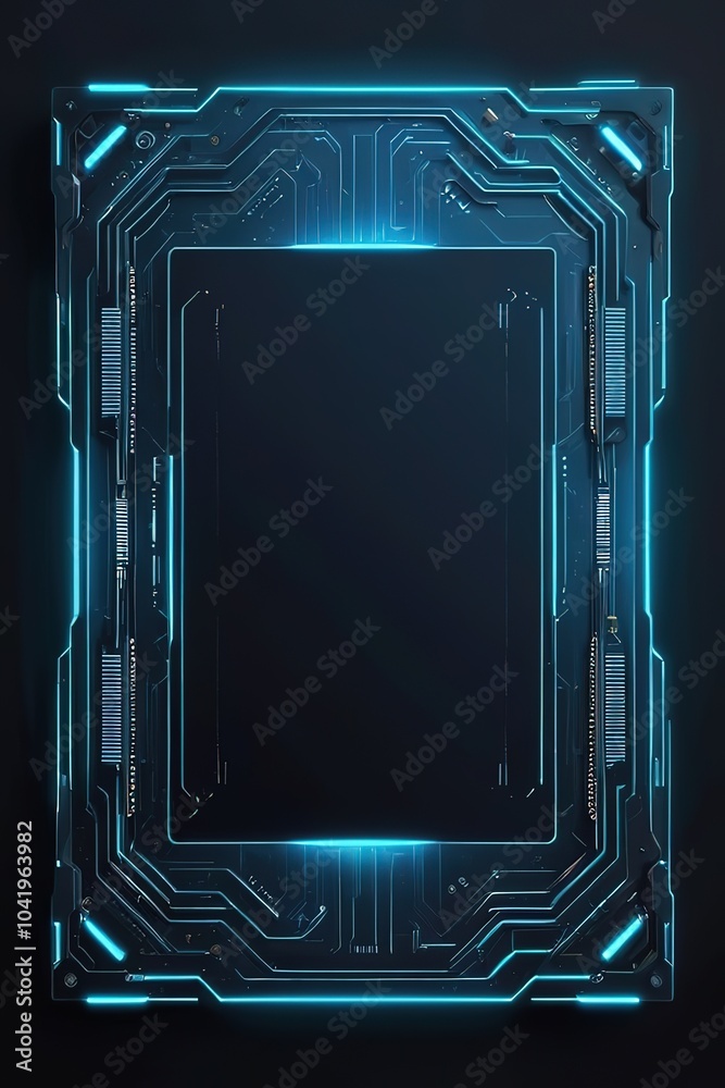 techno frame border techno frame border
