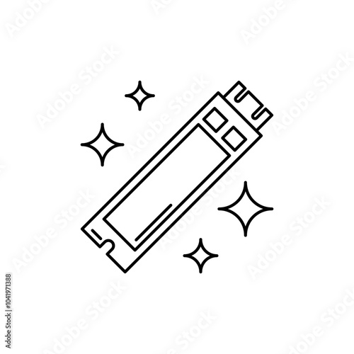 ssd m.2 card icon, Memory Card Icon