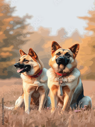 akita dog