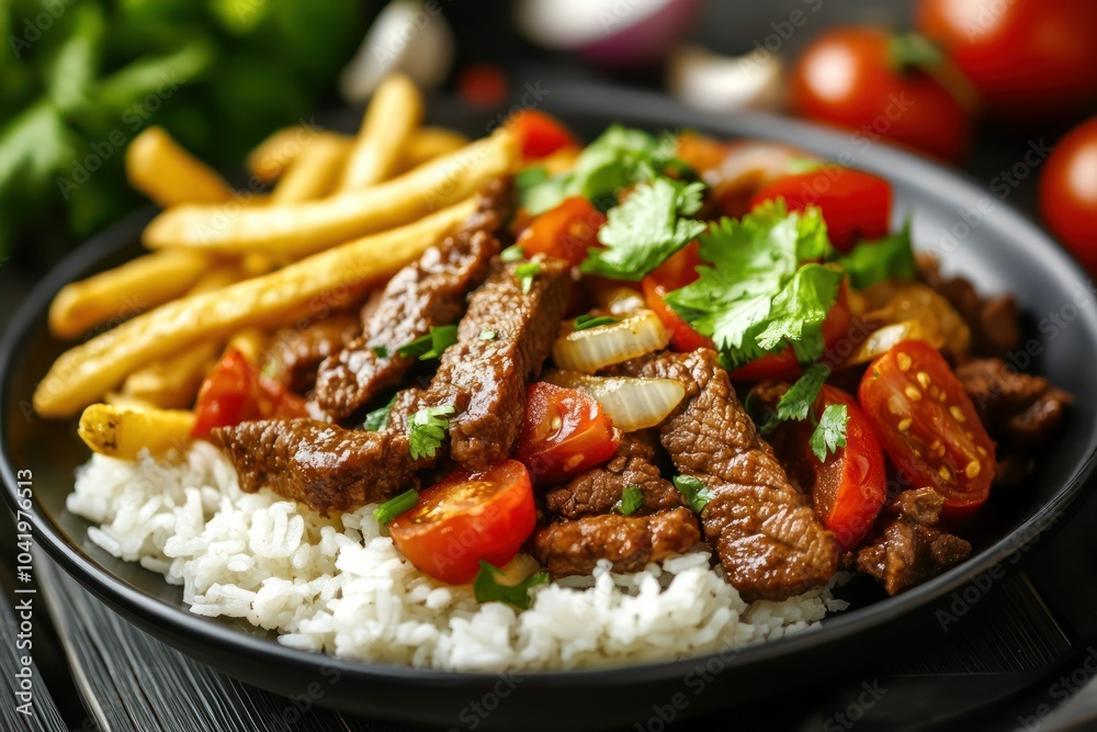 Tantalizing Beef Stir Fry with Vegetables and Rice Tantalizing Beef Stir Fry with Vegetables and Rice