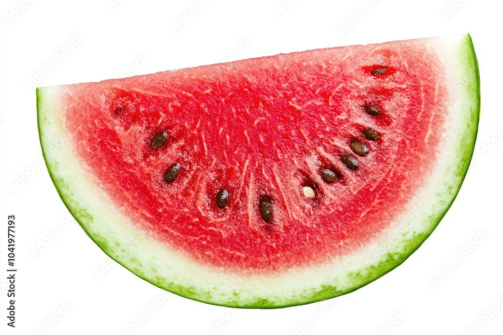 Vibrant Slice of Watermelon for Fresh Summer Delight Vibrant Slice of Watermelon for Fresh Summer Delight