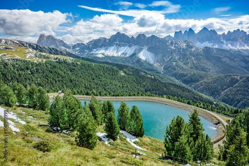  Landscape at Mount Plose in Trentino Alto Adige. South Tyrol, Italy. photo