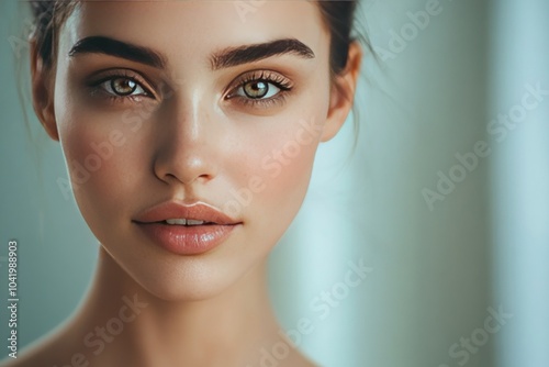 Beautiful Portrait of a Woman with Striking Eyes