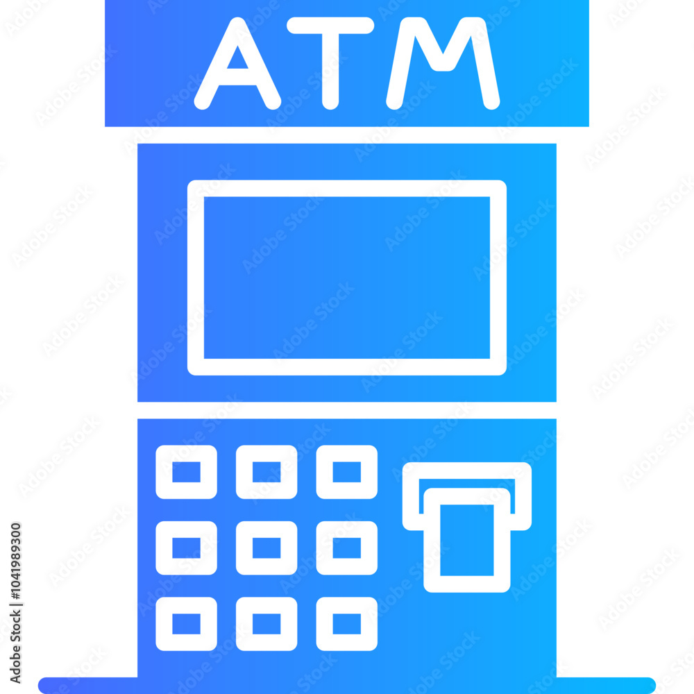 Atm Machine Icon Atm Machine Icon