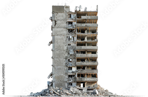 PNG Tower destroyed building architecture demolition lighthouse.