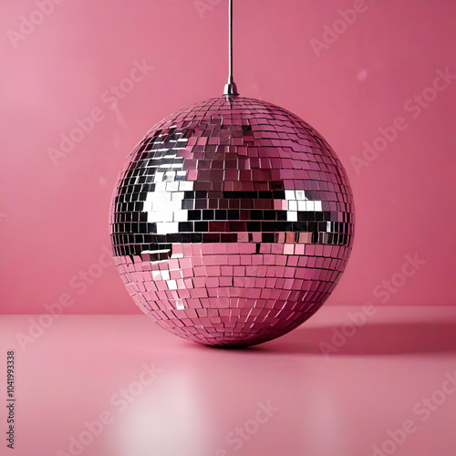 disco ball with background