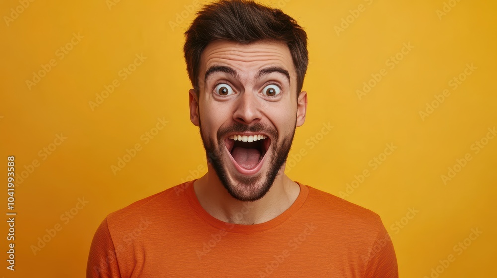 handsome man exited surprise face expression . Male feels shocked. exciting smile and happy adorable rejoices. Very enjoy and fun relax time. wow, handsome man exited surprise face expression . Male feels shocked. exciting smile and happy adorable rejoices. Very enjoy and fun relax time. wow,