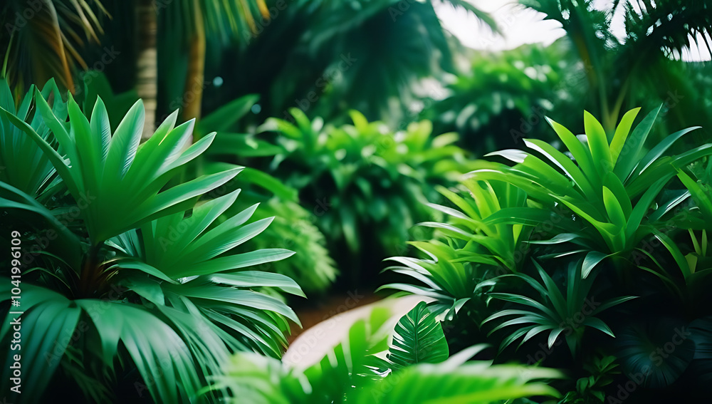 cutting set lush green tropical plants bushes often used landscaping designs cutting set lush green tropical plants bushes often used landscaping designs