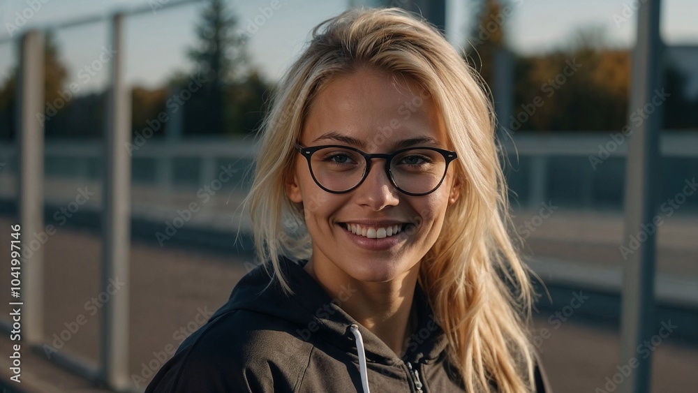 Junge Frau beim Sport Junge Frau beim Sport