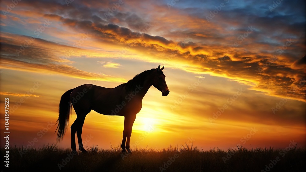 Depression treatment using horse silhouette Depression treatment using horse silhouette