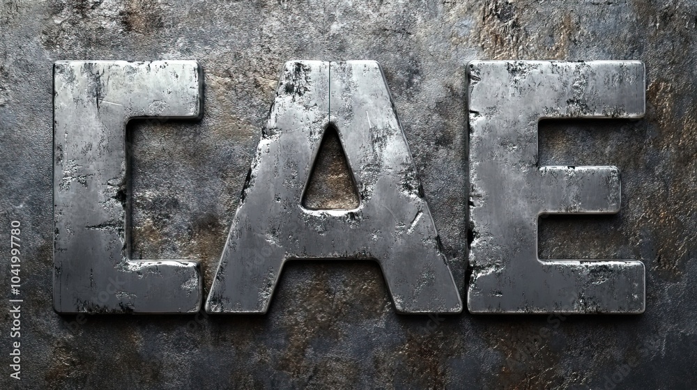 Iron text, metallic silver style editable text effect . Iron text, metallic silver style editable text effect .