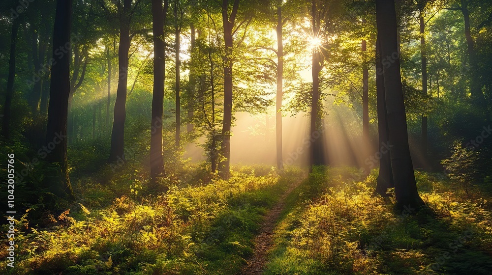 Fototapeta premium morning in the forest