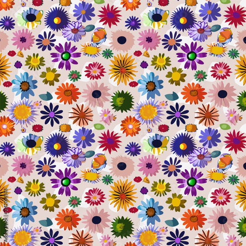 Discover Exquisite Floral Patterns: Hand-Drawn, Seamless, Watercolor, and Vintage Designs Perfect for Textiles, Wallpapers, Digital Art, Invitations, and More Creative Projects - Elevate Your Designs 