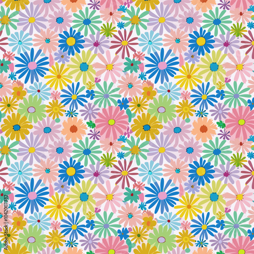 Discover Exquisite Floral Patterns: Hand-Drawn, Seamless, Watercolor, and Vintage Designs Perfect for Textiles, Wallpapers, Digital Art, Invitations, and More Creative Projects - Elevate Your Designs 