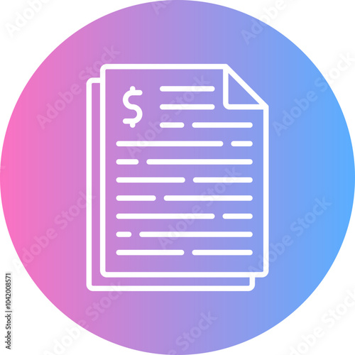 Bank Statement Icon