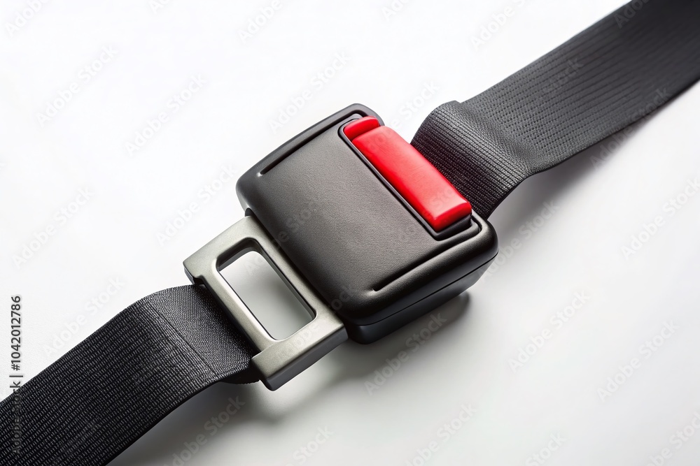 Seat Belt Safety Symbol on White Background for Automotive and Transportation Themes Seat Belt Safety Symbol on White Background for Automotive and Transportation Themes