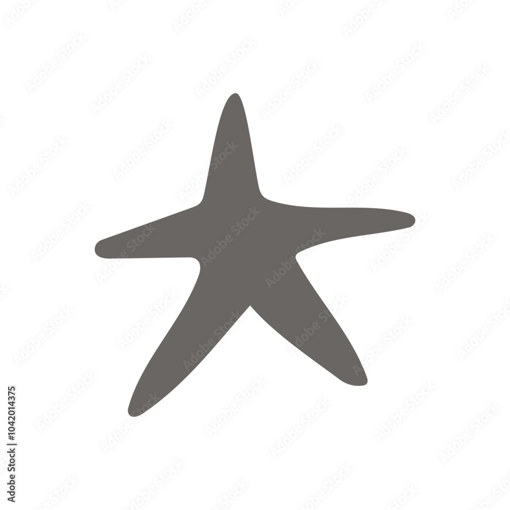 Star Boho Style Icon. Simple Aesthethic Hand Drawn Vector Illustration. Star Boho Style Icon. Simple Aesthethic Hand Drawn Vector Illustration.
