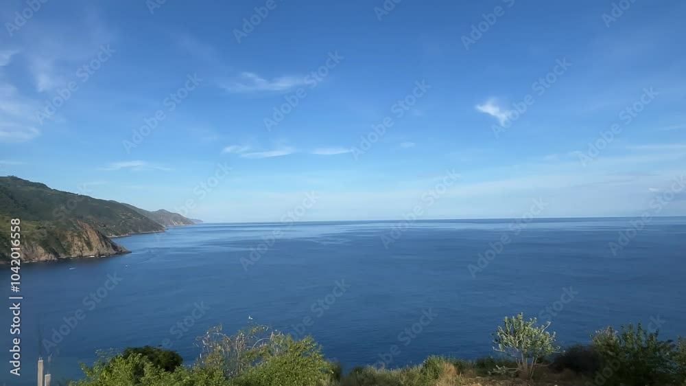 View of the sea and mountains Panoramic of Chichiriviche Bay from the coast – Venezuela
View of the sea and mountains Panoramic of Chichiriviche Bay from the coast – Venezuela