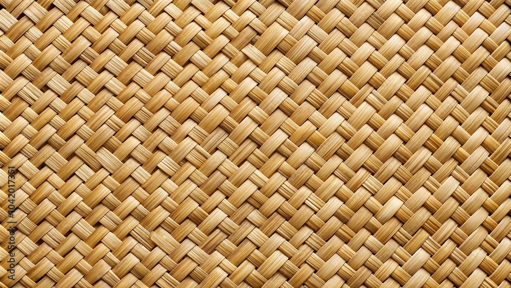 Woven mat crafts pattern with seamless texture for light brown background Woven mat crafts pattern with seamless texture for light brown background