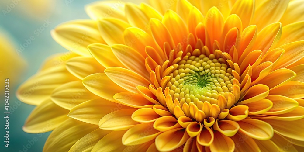 Watercolor art of a detailed yellow flower petal in extreme close-up Watercolor art of a detailed yellow flower petal in extreme close-up