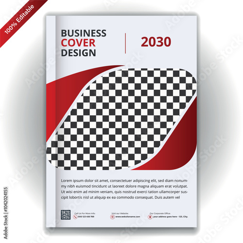 Professional Flyer brochure and book cover design annual report template