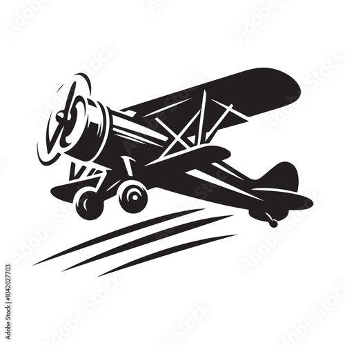 airplane isolated on white