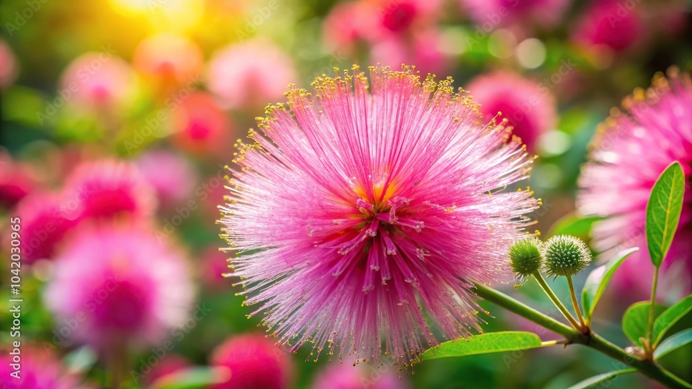 Pink nature background of fluffy pink flowers Pink nature background of fluffy pink flowers