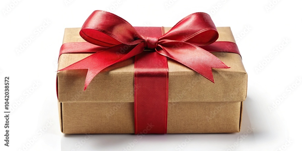 Fototapeta premium Colorful gift present box with ribbon bow for Christmas celebration