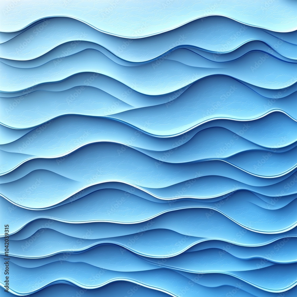 Abstract blue wave patterns creating a serene and calming effect, ideal for backgrounds or design projects. Abstract blue wave patterns creating a serene and calming effect, ideal for backgrounds or design projects.