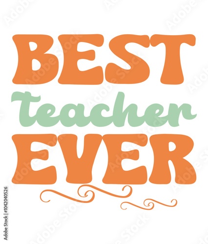 Retro, Teacher, Craft Design. T-shirt Design. Illustration
